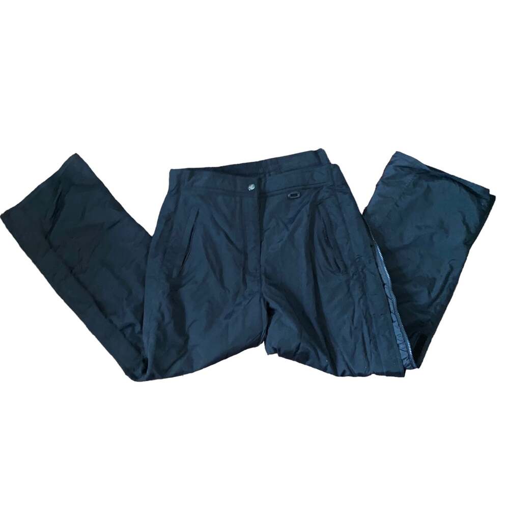 Mountain Tek side zip leg Elastic Waist Snow Ski Puffer Fully Lined Pants sz 10